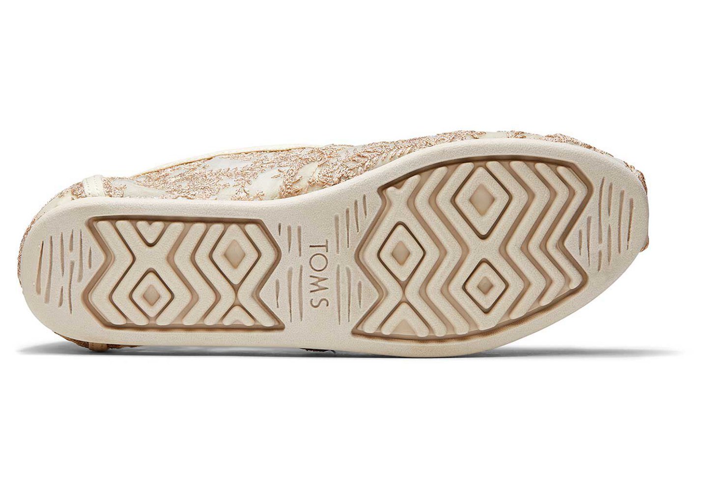 Toms Espadryle Damskie Beżowe - Alpargata Lace - 76NGKIEMW